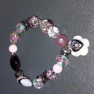 Bracelet Stretch Different Shape Of Beads Girly Style